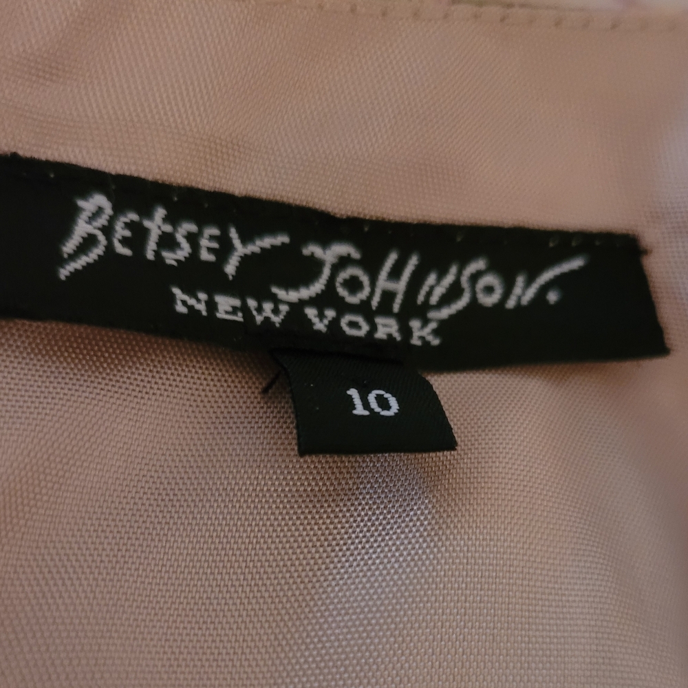 Vintage 1990's Betsey Johnson New York Silk Slip Floral Dress – Size 10 - Picture 2 of 6